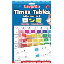 front of magnetic times tables pack