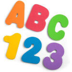Letter and Number Bath Stickers - Image 2