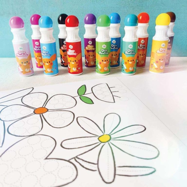 Jar Melo Dot Markers Set of 12 Fun Learning