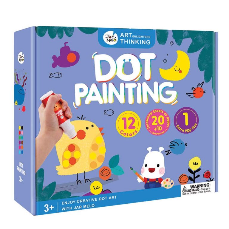 Dot painting 12 set front of box