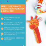 Squeakaboo Giraffe Baby Rattle - Image 2