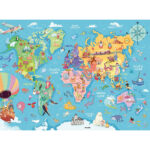 Ravensburger Map Of The World Jigsaw Puzzle 100pc - Image 2