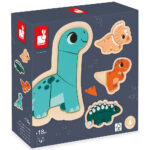 Janod Wooden Progressive Dinosaur Puzzles