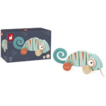Janod Pull Along Tropik Chameleon - Image 2
