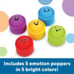 Learning Resources Rainbow Emotion Fidget Poppers - Image 2