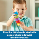 Learning Resources Rainbow Emotion Fidget Poppers - Image 3