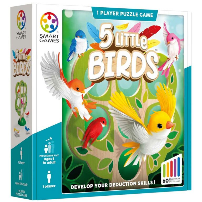 5 little birds puzzle box image