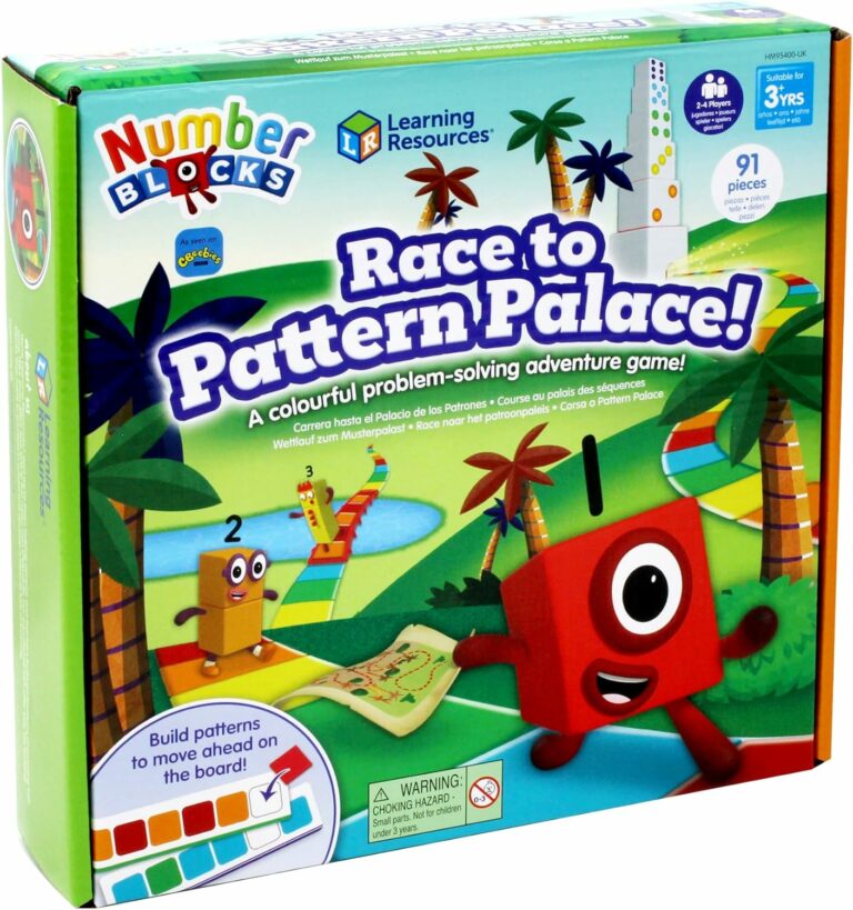 Race to pattern palace game box front