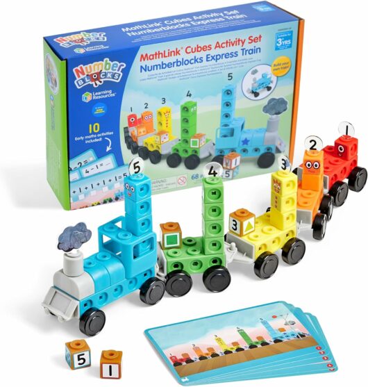 numberblocks mathlink express train box and cubes