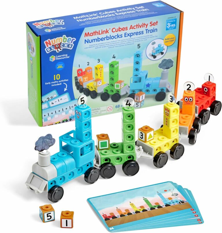 numberblocks mathlink express train box and cubes