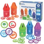 Learning Resources Rainbow Counting Crayons