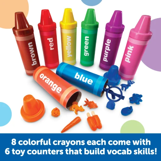 Learning Resources Rainbow Sorting Crayons - Image 3