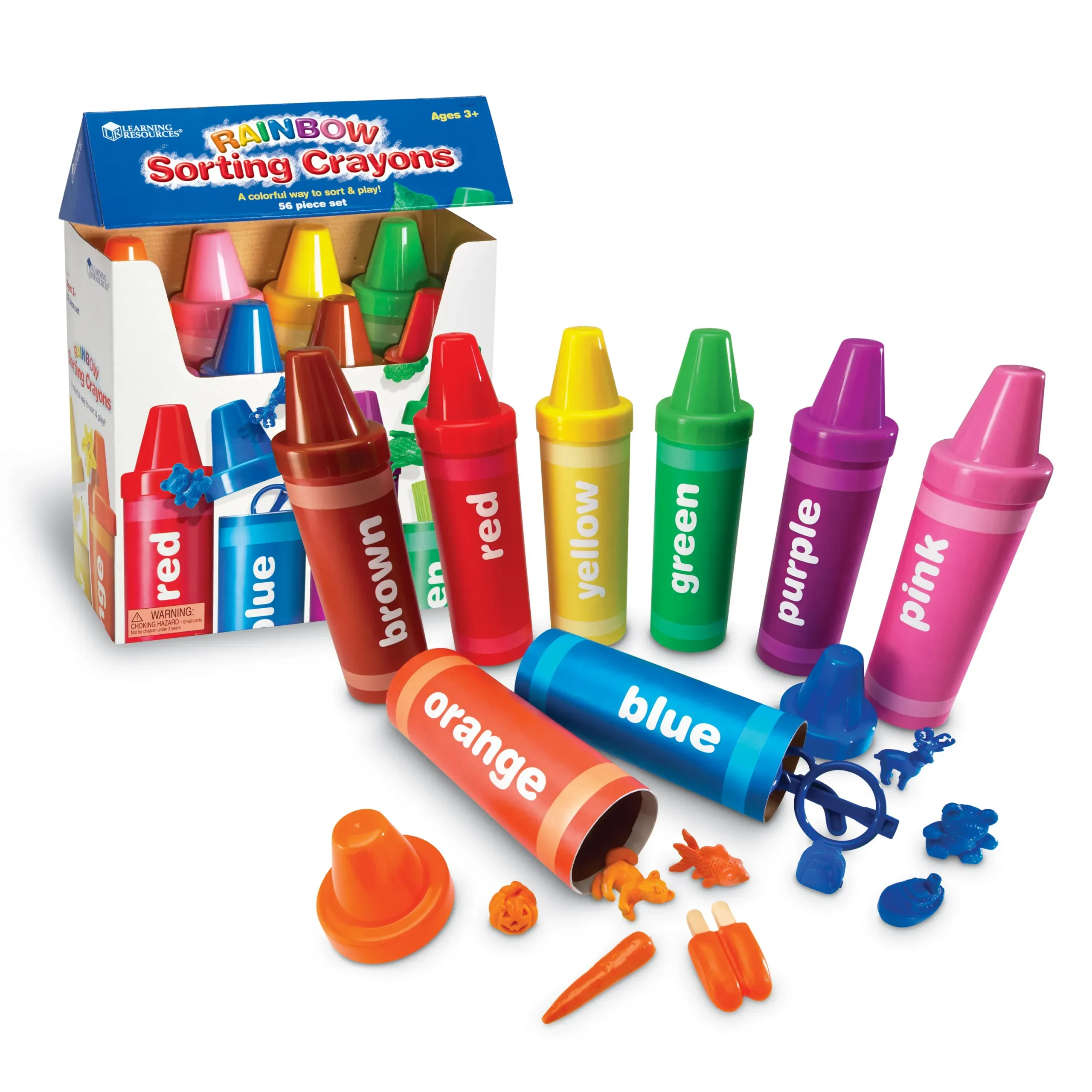 learning-resources-rainbow-sorting-crayons-765023030709-ler-3070.webp Learning Resources Rainbow Sorting Crayons - Image 1